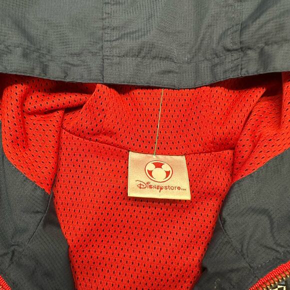 Vintage Y2K Disney Store Cars Lightning‎ McQueen Boys S Zip Vest Racing Hooded - Picture 4 of 9